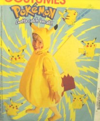 2511 POKEMON PIKACHU FLEECY COSTUME PATTERN KIDS 4-8